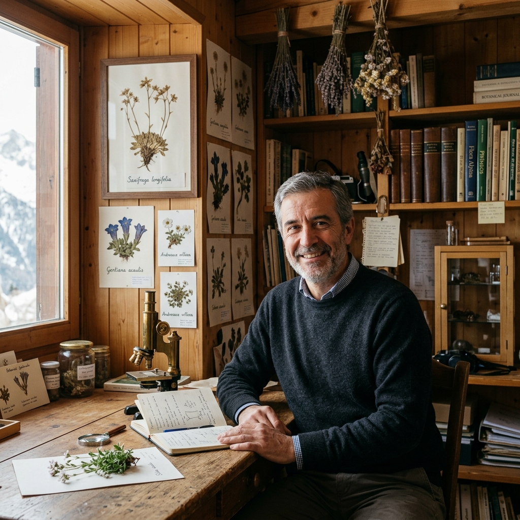 Carlos Montero, investigador botánico